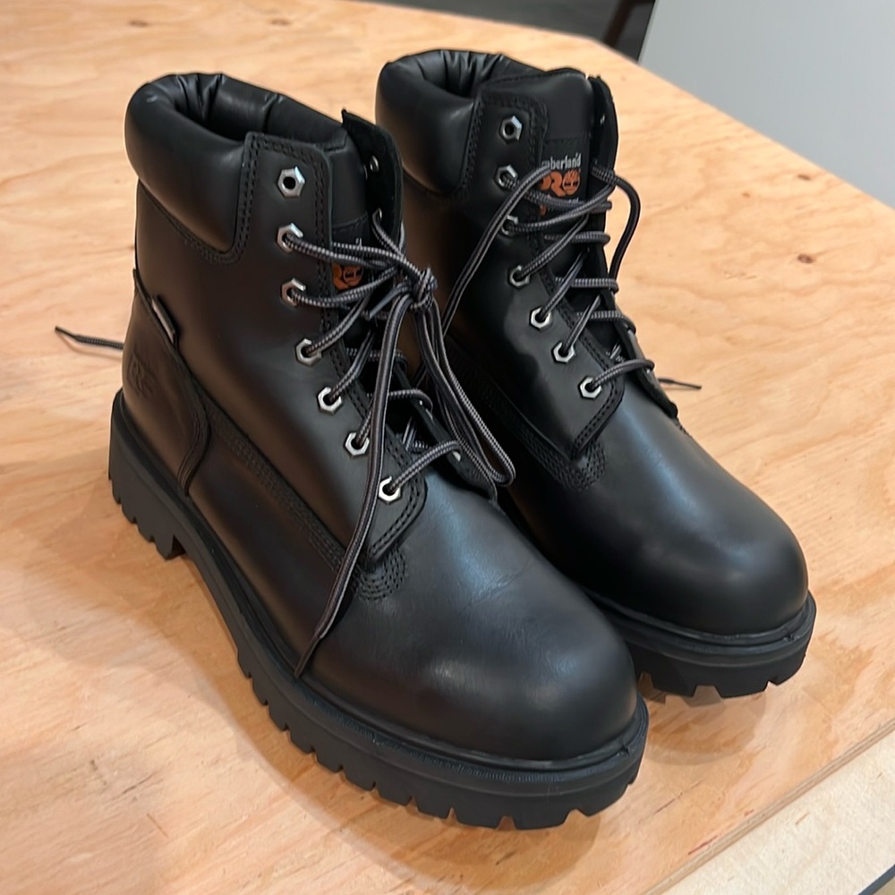 Timberland PRO Black Direct Attach Boots 6in.
